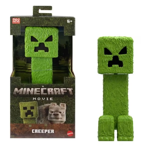A Minecraft Movie Figures - 12" Creeper Large Scale Figure