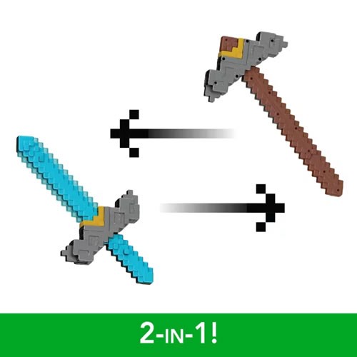A Minecraft Movie Roleplay - Click And Switch Sword And Pickaxe