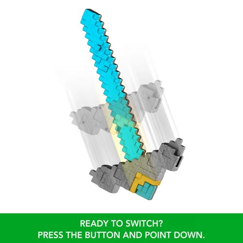 A Minecraft Movie Roleplay - Click And Switch Sword And Pickaxe