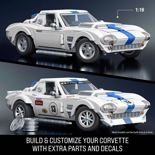 Mattel Brick Shop - Hot Wheels - 1/16 Corvette Grand Sport