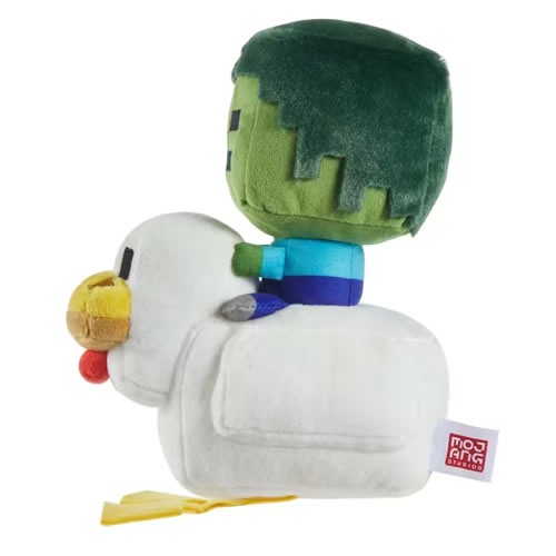 Minecraft Plush - 8" Zombie Chicken Jockey