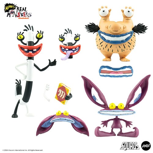 Squads Figures - Aaahh!! Real Monsters - 3pc Figure Set