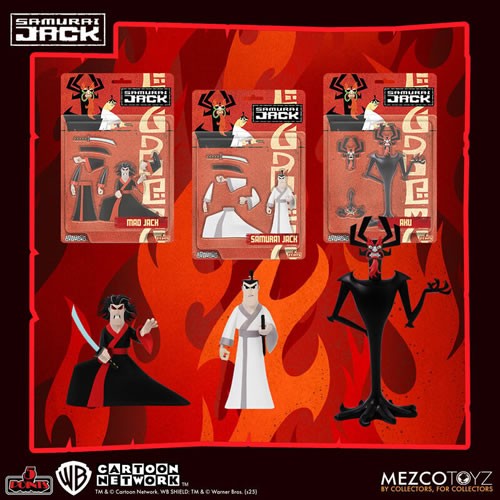5 Points Figures - Samurai Jack - 3pc Figure Set