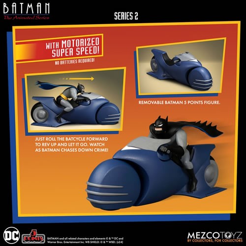 5 Points Vehicles - Batman: The Animated Series - Batman w/ Batcycle