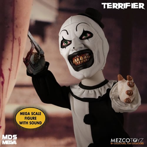 M.D.S. Figures - Terrifier - 15" Mega Scale Art The Clown Talking Doll
