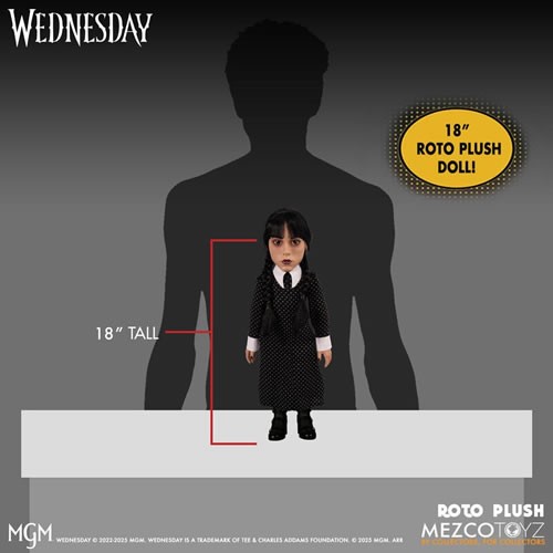 M.D.S. Figures - Wednesday (TV Series 2022) - 18" Wednesday Roto Plush