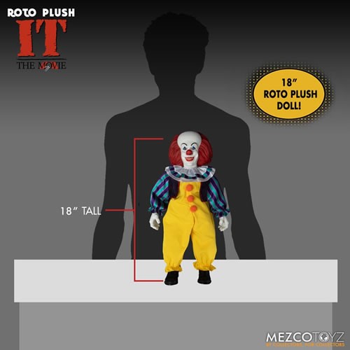 M.D.S. Figures - IT (1990 Miniseries) - 18" Pennywise Roto Plush Doll