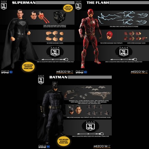 One:12 Collective Figures - Justice League (2021 Movie) - Deluxe Steel Boxed Set