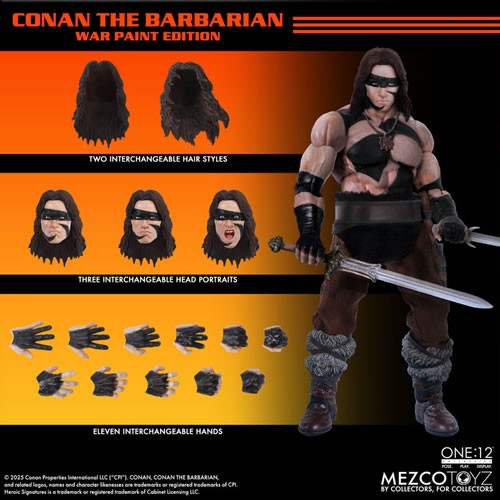 One:12 Collective Figures - Conan The Barbarian (1982 Movie) - Conan War Paint Edition