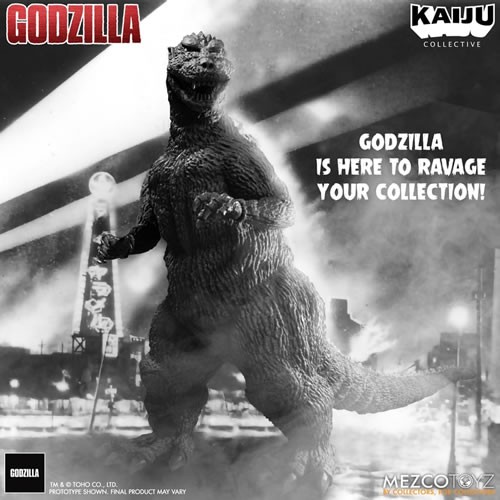 Kaiju Collective Figures - Godzilla (1954) - Godzilla Black & White Edition