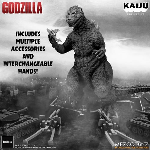 Kaiju Collective Figures - Godzilla (1954) - Godzilla Black & White Edition