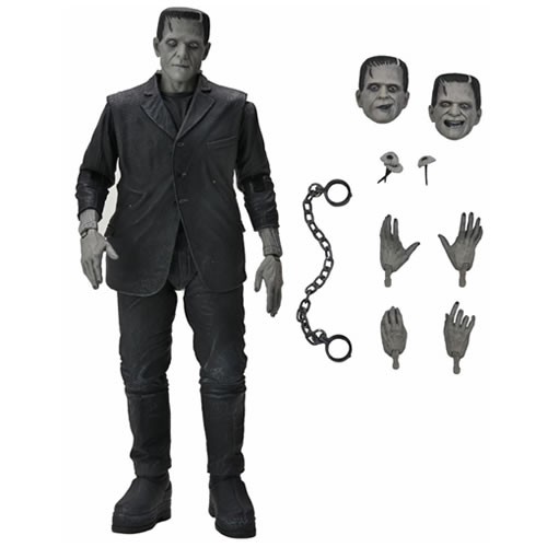 Universal Monsters 7" Scale Figures - Ultimate Frankenstein's Monster (Black & White)