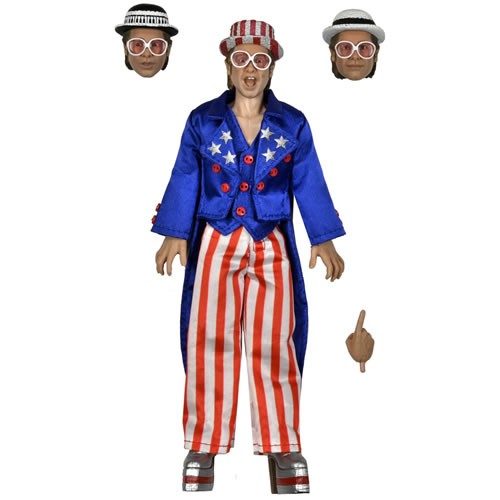 Retro Clothed Action Figures - 8" Elton John (Live In"76)
