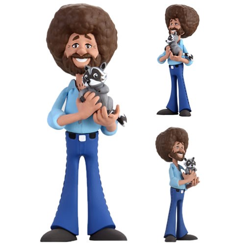 Toony Classics 6" Scale Figures - Bob Ross w/ Raccoon