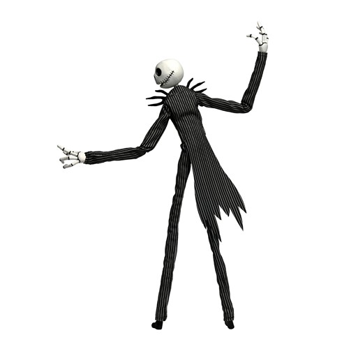 NBX Figures - Articulated Jack Skellington w/ Pumpkin Figure