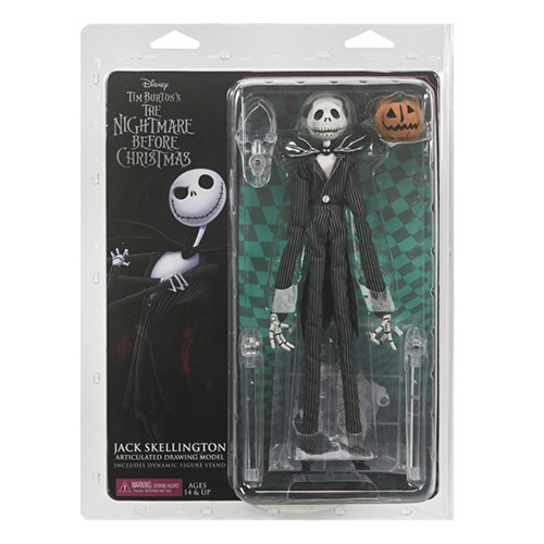 NBX Figures - Articulated Jack Skellington w/ Pumpkin Figure