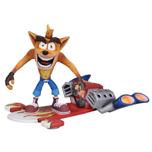 Crash Bandicoot 7" Figures - Deluxe Crash Bandicoot w/ Hoverboard