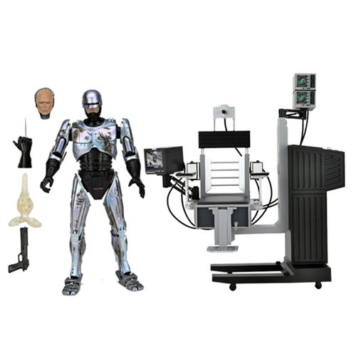 RoboCop 7" Scale Figures - Ultimate Battle Damaged RoboCop w/ Chair