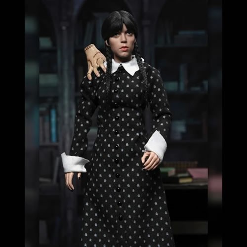 Retro Clothed Action Figures - Wednesday (TV Series 2022) - 8" Wednesday (Classic Dress)