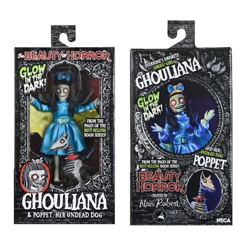 Retro Clothed Action Figures - The Beauty Of Horror - 6" Ghouliana w/ Poppet Her Undead Dog
