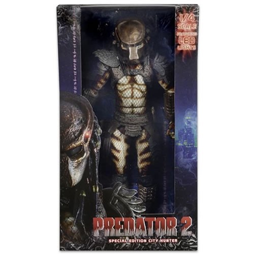 Predator 1/4th Scale Figures - Predator 2 - City Hunter Predator w/ LED Lights