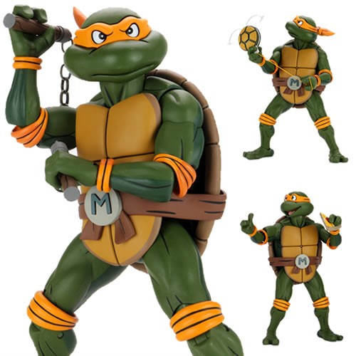 TMNT 1/4th Scale Figures - Michelangelo (Cartoon Version)