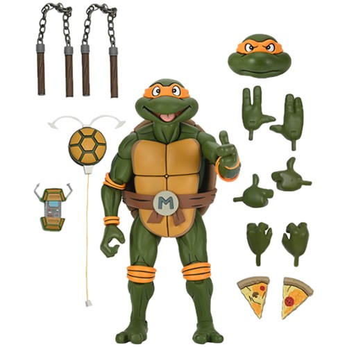 TMNT 1/4th Scale Figures - Michelangelo (Cartoon Version)