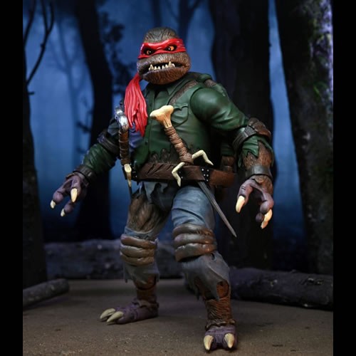 TMNT 7" Scale Figures - TMNT x Universal Monsters - Ultimate Raphael As The Wolfman