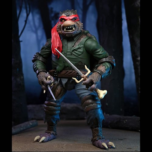 TMNT 7" Scale Figures - TMNT x Universal Monsters - Ultimate Raphael As The Wolfman