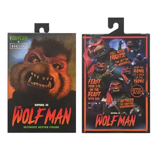 TMNT 7" Scale Figures - TMNT x Universal Monsters - Ultimate Raphael As The Wolfman