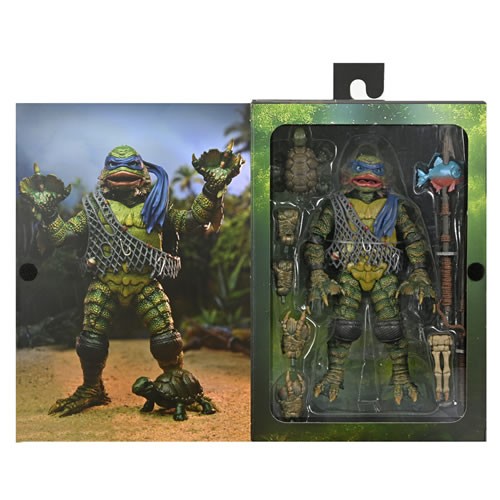 TMNT 7" Scale Figures - TMNT x Universal Monsters - Ultimate Leonardo As The Creature