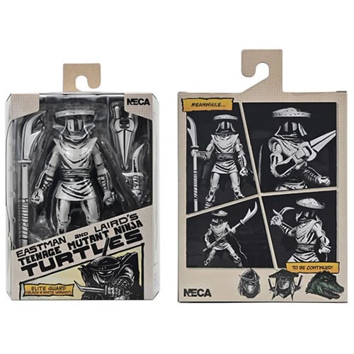 TMNT 7" Scale Figures - Mirage Comics - Elite Guard (Black & White)