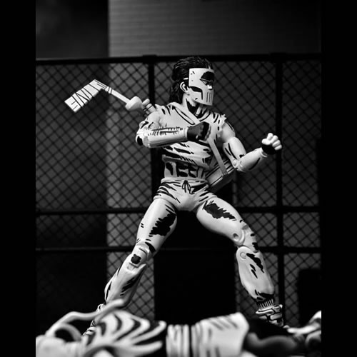 TMNT 7" Scale Figures - Mirage Comics - Casey Jones (Black & White)