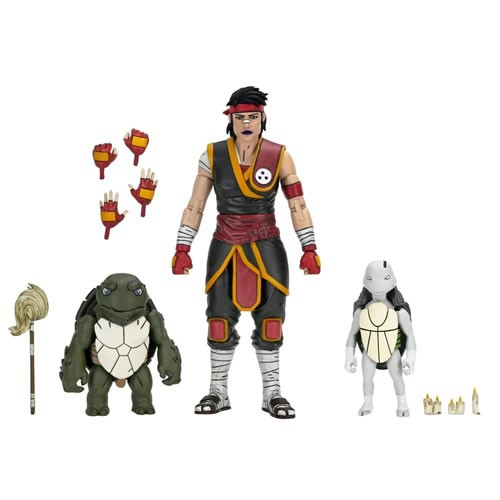 TMNT 7" Scale Figures - IDW Comics - The Last Ronin (The Lost Years) - Casey Marie, Baby Odyn & Uno