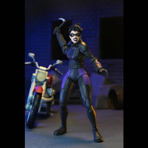 TMNT 7" Scale Figures - IDW Comics - The Last Ronin - Casey Marie With Motorcycle