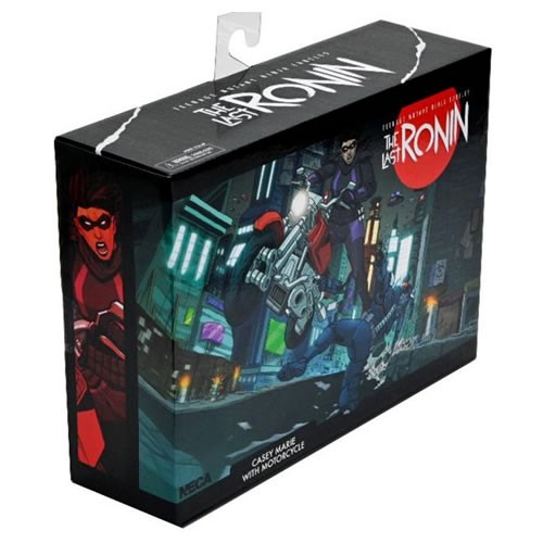 TMNT 7" Scale Figures - IDW Comics - The Last Ronin - Casey Marie With Motorcycle