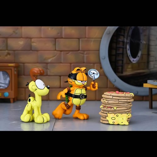 TMNT 7" Scale Figures - Archie Comics x Garfield - Ultimate Garfello w/ Odie