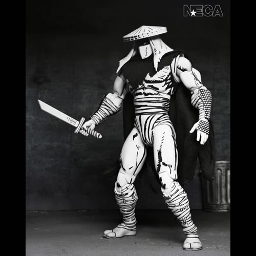 TMNT 7" Scale Figures - Mirage Comics - Foot Elite Assassin (Black & White) (City At War)