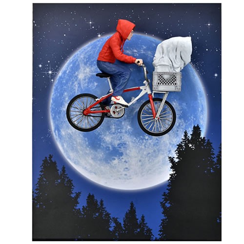 E.T. 40th Anniversary 7" Scale Figures - Elliott & E.T. On Bicycle