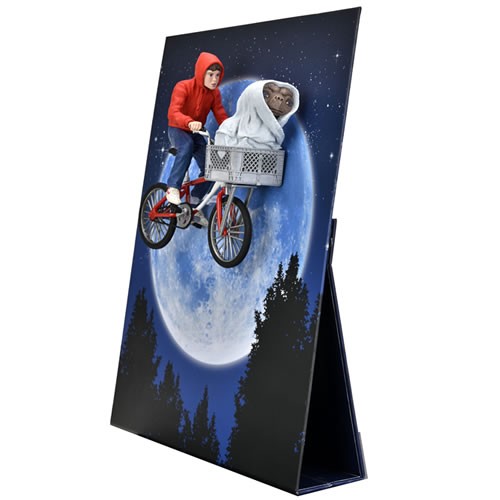 E.T. 40th Anniversary 7" Scale Figures - Elliott & E.T. On Bicycle