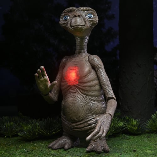 E.T. 40th Anniversary 7" Scale Figures - Ultimate Deluxe E.T. w/ LED Chest & Phone Home Communicator
