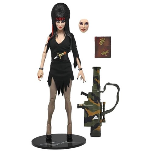 Retro Clothed Action Figures - Elvira: Mistress Of The Dark - 8" Elvira (Commando)