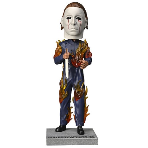 Head Knockers Figures - Halloween II - Michael Myers (On Fire)