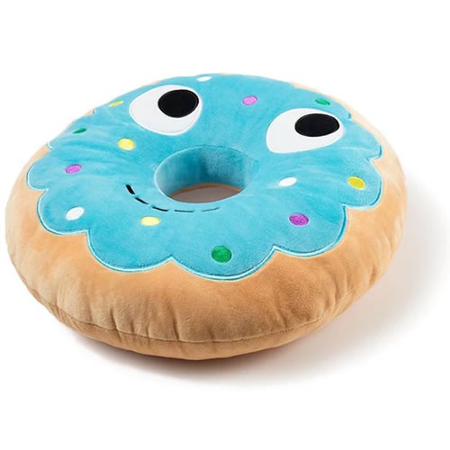 Yummy World Plush - Blue Donut Food Pillow Plush