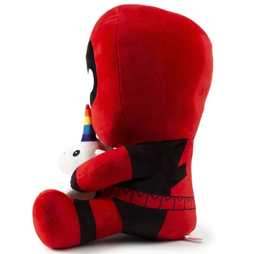 HugMe Plush - Marvel - 16" Deadpool w/ Unicorn (Shake Action)