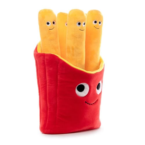Yummy World Plush - 16" Fernando French Fries Plush w/ Interactive Plushie Fries