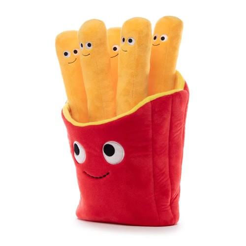 Yummy World Plush - 16" Fernando French Fries Plush w/ Interactive Plushie Fries