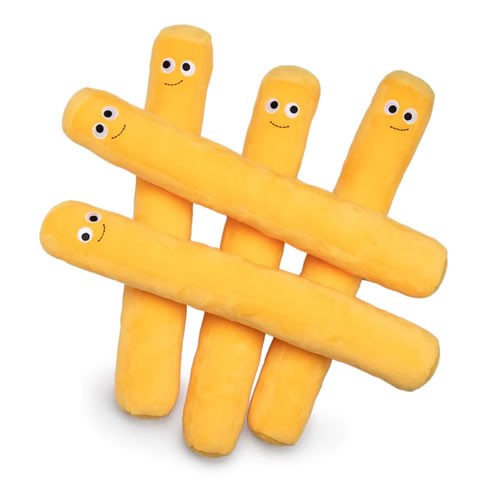 Yummy World Plush - 16" Fernando French Fries Plush w/ Interactive Plushie Fries