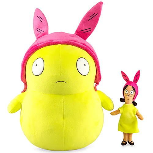 HugMe Plush - Bob's Burgers - 16" Kuchi Kopi & Louise (Shake Action)