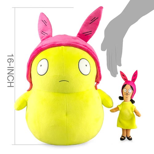HugMe Plush - Bob's Burgers - 16" Kuchi Kopi & Louise (Shake Action)